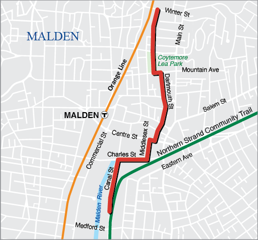 MALDEN: SPOT POND BROOK GREENWAY MALDEN: SPOT POND BROOK GREENWAY